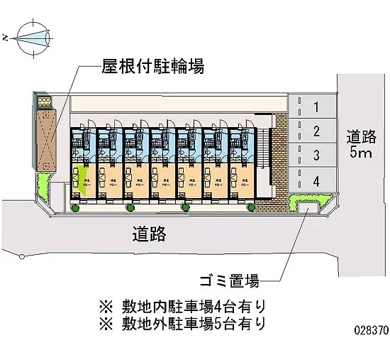 ★手数料０円★奈良市法蓮町 月極駐車場